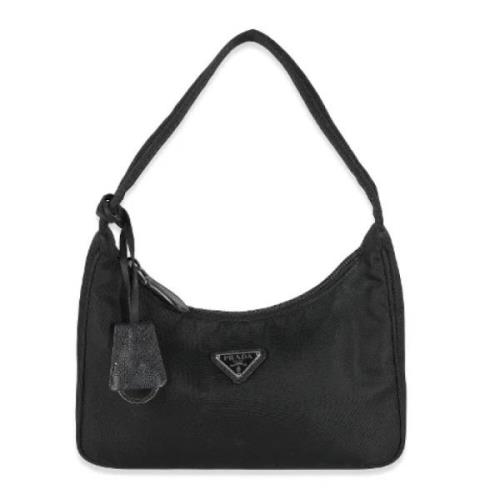 Pre-owned Nylon handbags Prada Vintage , Black , Dames