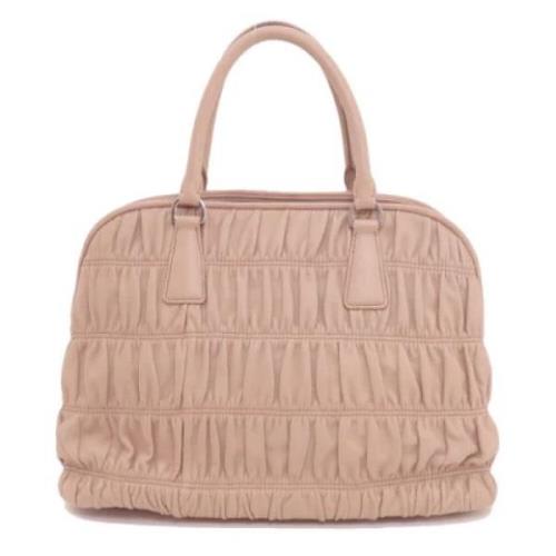 Pre-owned Leather prada-bags Prada Vintage , Pink , Dames