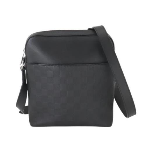 Pre-owned Leather louis-vuitton-bags Louis Vuitton Vintage , Black , H...