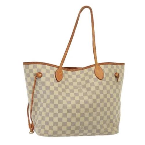 Pre-owned Canvas louis-vuitton-bags Louis Vuitton Vintage , Beige , Da...