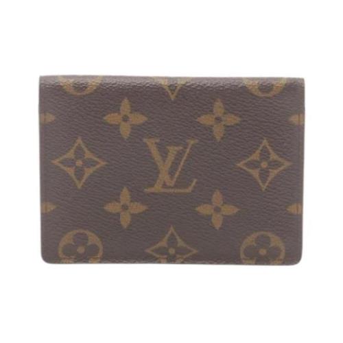 Pre-owned Leather wallets Louis Vuitton Vintage , Brown , Dames