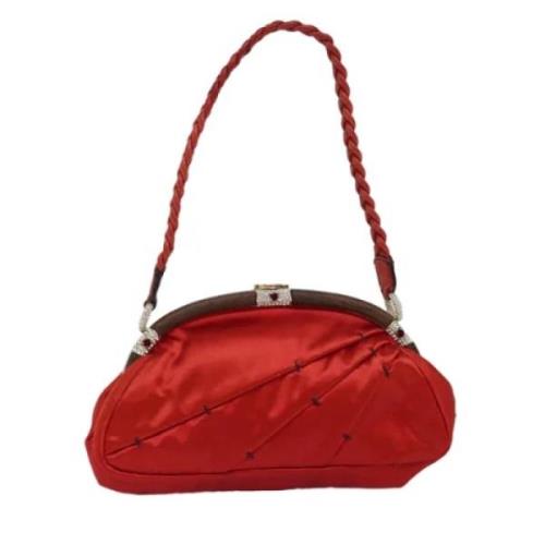 Pre-owned Fabric handbags Valentino Vintage , Red , Dames