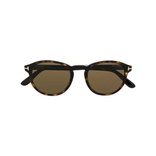 Bruin/Havana Zonnebril Tom Ford , Brown , Heren