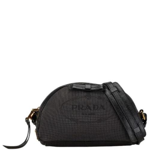 Pre-owned Canvas prada-bags Prada Vintage , Black , Dames