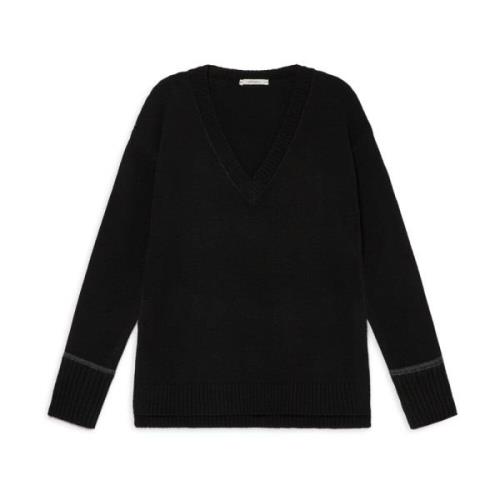 Sweater Maliparmi , Black , Dames