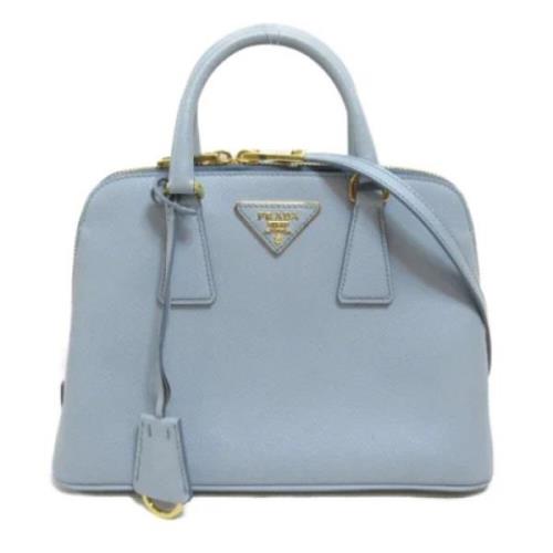 Pre-owned Leather prada-bags Prada Vintage , Blue , Dames