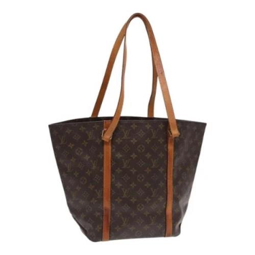 Pre-owned Canvas totes Louis Vuitton Vintage , Brown , Dames