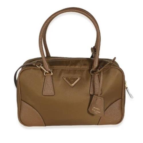 Pre-owned Nylon prada-bags Prada Vintage , Beige , Dames