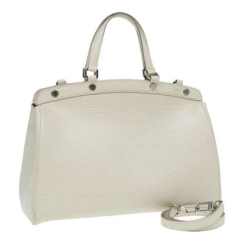 Pre-owned Leather louis-vuitton-bags Louis Vuitton Vintage , White , D...