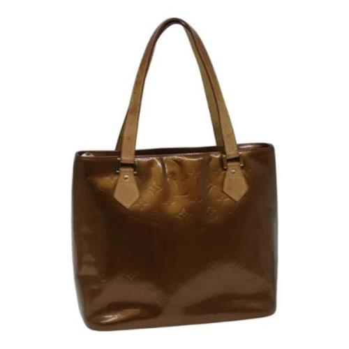 Pre-owned Leather totes Louis Vuitton Vintage , Brown , Dames