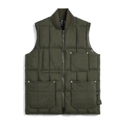 Olijfgroene Puffer Vest Taion , Green , Heren