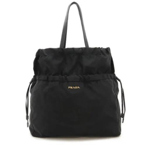 Pre-owned Canvas totes Prada Vintage , Black , Dames