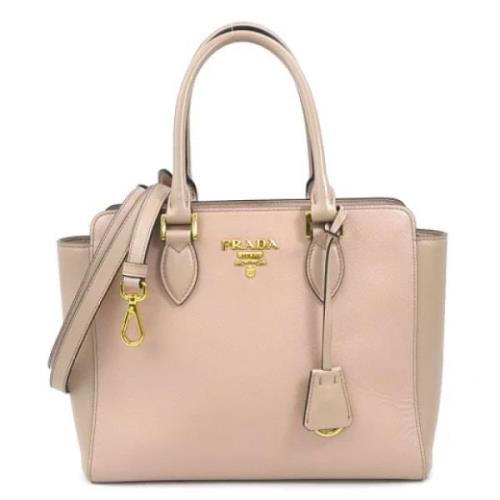 Pre-owned Leather prada-bags Prada Vintage , Pink , Dames