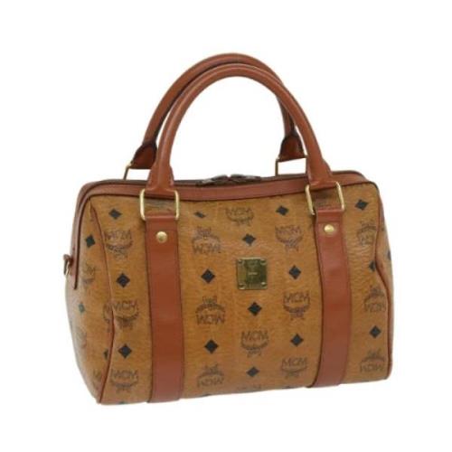 Pre-owned Leather handbags MCM Pre-owned , Brown , Dames