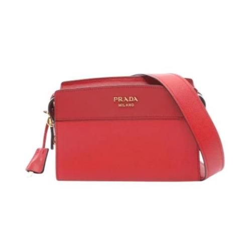 Pre-owned Leather prada-bags Prada Vintage , Red , Dames