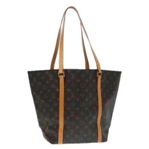 Pre-owned Canvas totes Louis Vuitton Vintage , Brown , Dames