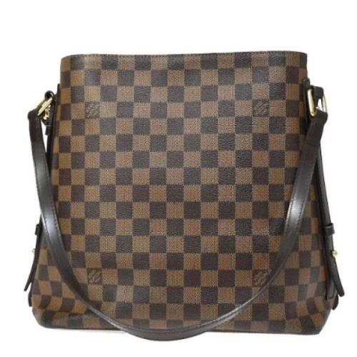 Pre-owned Canvas louis-vuitton-bags Louis Vuitton Vintage , Brown , Da...