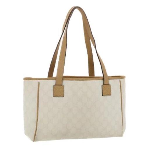 Pre-owned Leather gucci-bags Gucci Vintage , Beige , Dames