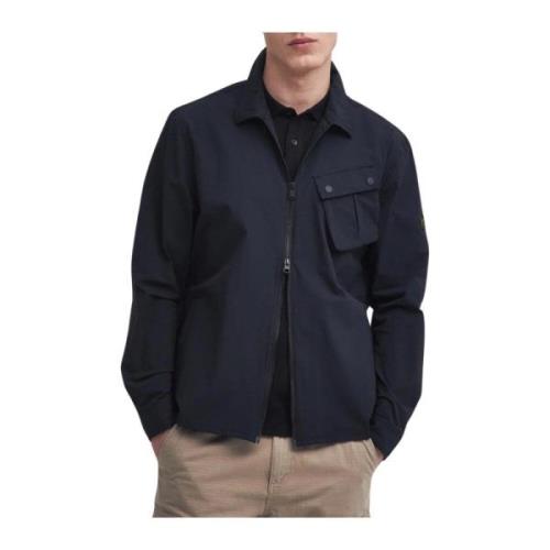 Flex Overshirt Zwart Barbour , Black , Heren