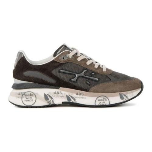 Bruine Suède Sneakers Premiata , Brown , Heren