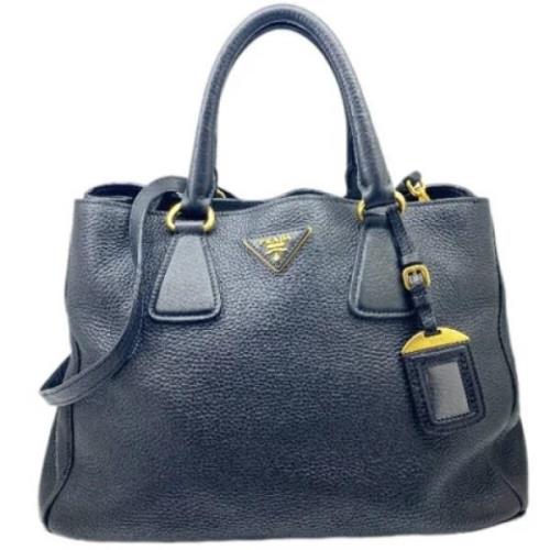 Pre-owned Leather prada-bags Prada Vintage , Black , Dames