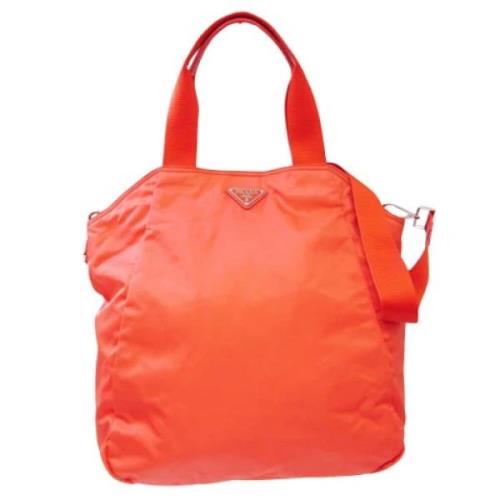 Pre-owned Fabric prada-bags Prada Vintage , Orange , Dames