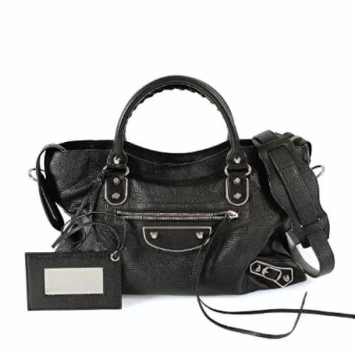 Pre-owned Leather balenciaga-bags Balenciaga Vintage , Black , Dames