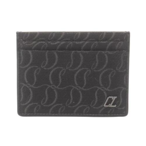 Pre-owned Leather wallets Christian Louboutin Pre-owned , Black , Dame...