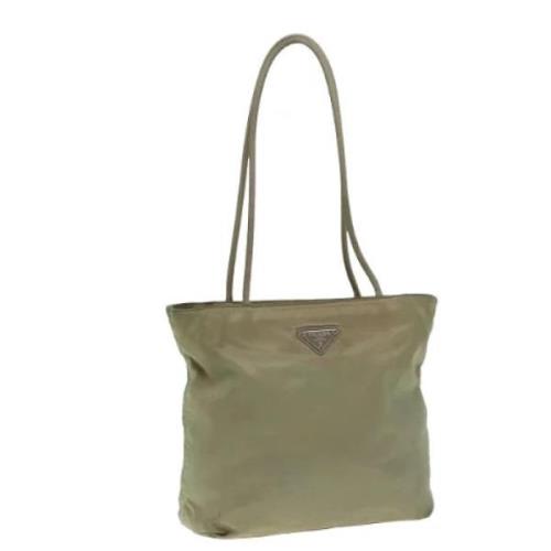 Pre-owned Nylon prada-bags Prada Vintage , Beige , Dames