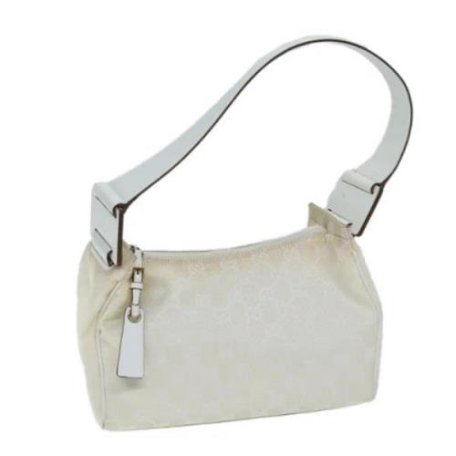 Pre-owned Canvas gucci-bags Gucci Vintage , White , Dames