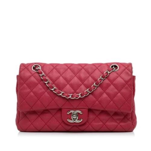 Pre-owned Leather chanel-bags Chanel Vintage , Red , Dames