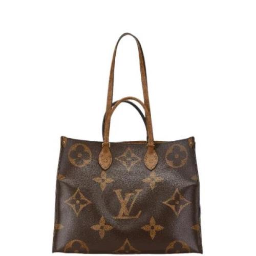 Pre-owned Canvas handbags Louis Vuitton Vintage , Brown , Dames