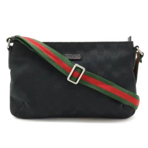 Pre-owned Canvas gucci-bags Gucci Vintage , Black , Dames