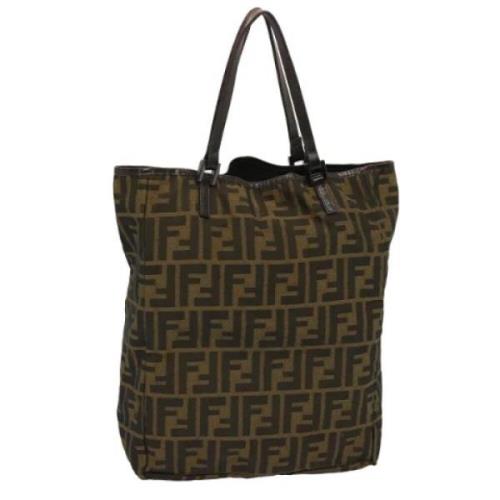 Pre-owned Canvas fendi-bags Fendi Vintage , Brown , Dames