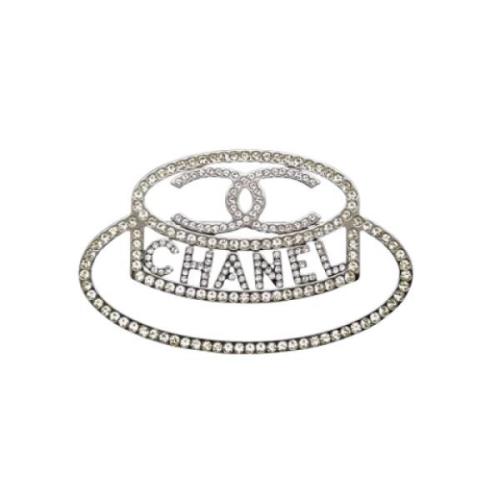 Pre-owned Metal chanel-jewelry Chanel Vintage , Gray , Dames