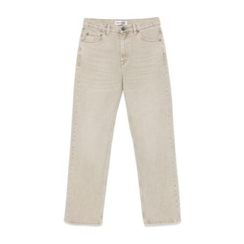 Vintage Gewassen Formele Snit Denim Jeans Our Legacy , Beige , Heren