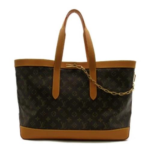 Pre-owned Canvas handbags Louis Vuitton Vintage , Brown , Dames