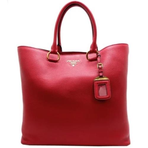 Pre-owned Leather prada-bags Prada Vintage , Red , Dames