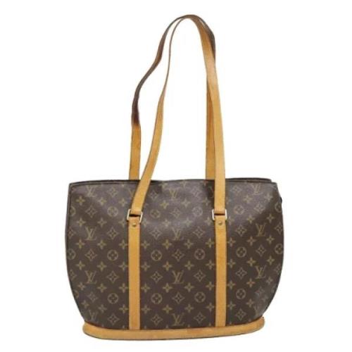 Pre-owned Canvas totes Louis Vuitton Vintage , Brown , Dames