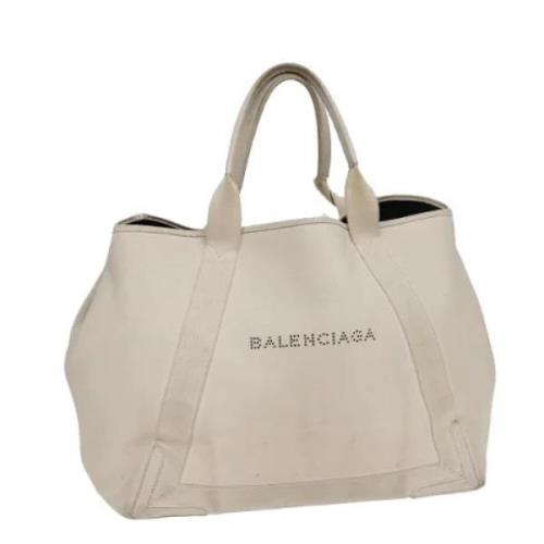 Pre-owned Leather handbags Balenciaga Vintage , Beige , Dames