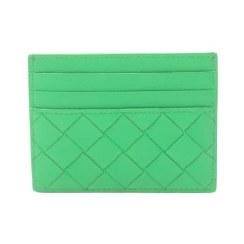 Pre-owned Leather wallets Bottega Veneta Vintage , Green , Dames