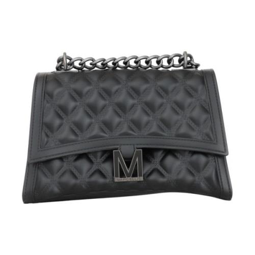 Flat Rhombus Schoudertas in Zwart Marc Ellis , Black , Dames