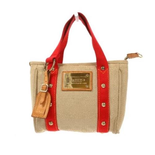 Pre-owned Canvas louis-vuitton-bags Louis Vuitton Vintage , Beige , Da...