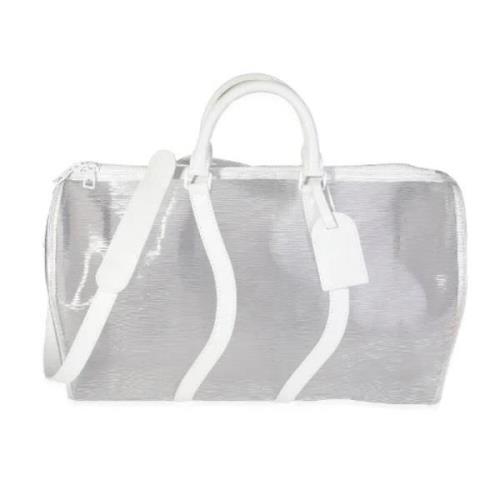 Pre-owned Canvas louis-vuitton-bags Louis Vuitton Vintage , White , Da...