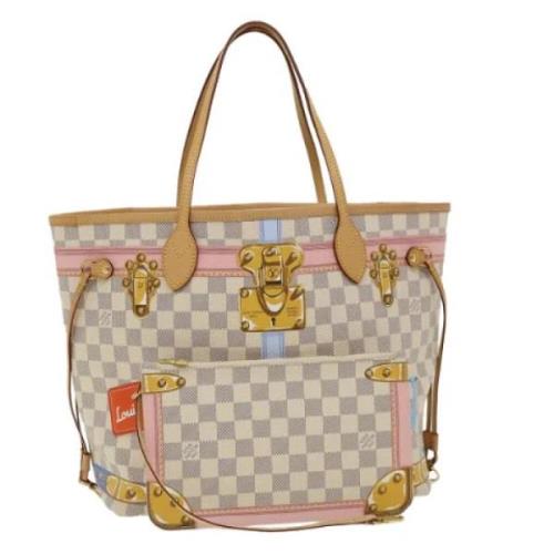 Pre-owned Canvas louis-vuitton-bags Louis Vuitton Vintage , Beige , Da...