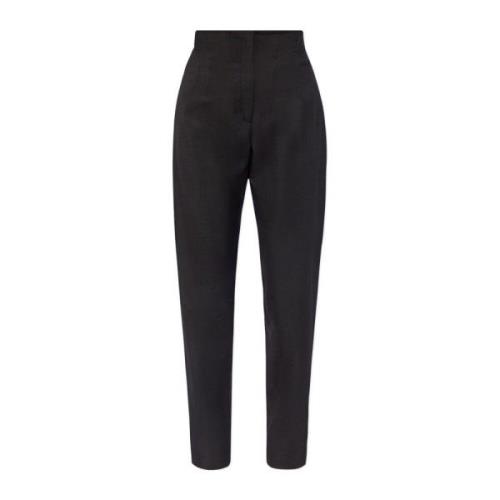 Zwarte wollen broek voor vrouwen Alaïa , Black , Dames