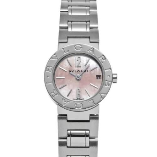 Pre-owned Stainless Steel watches Bvlgari Vintage , Pink , Dames