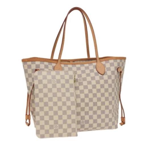 Pre-owned Canvas louis-vuitton-bags Louis Vuitton Vintage , Beige , Da...