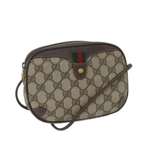 Pre-owned Leather gucci-bags Gucci Vintage , Brown , Dames