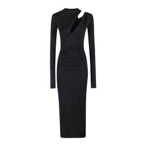 Satijn Stijl Elegantie Amazuin , Black , Dames